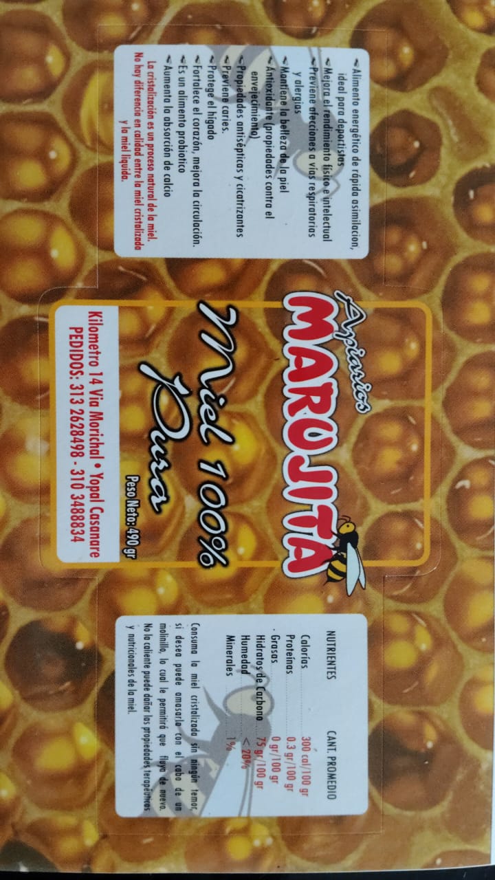 Perfil de APIARIOS MARUJITA, apicultor en Yopal